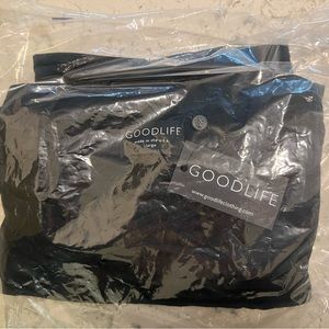 Men’s Goodlife Large Black Stripped T-Shirt